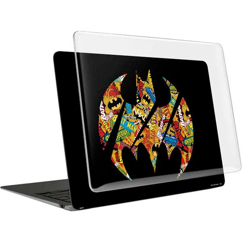 DC Comics Batman Silhouette Logo Vintage Pattern MacBook Air 15in (2023-2025) Case plus Skin